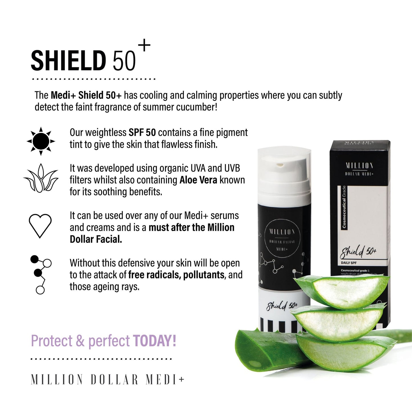 Medi+ Shield 50+ | Daily SPF
