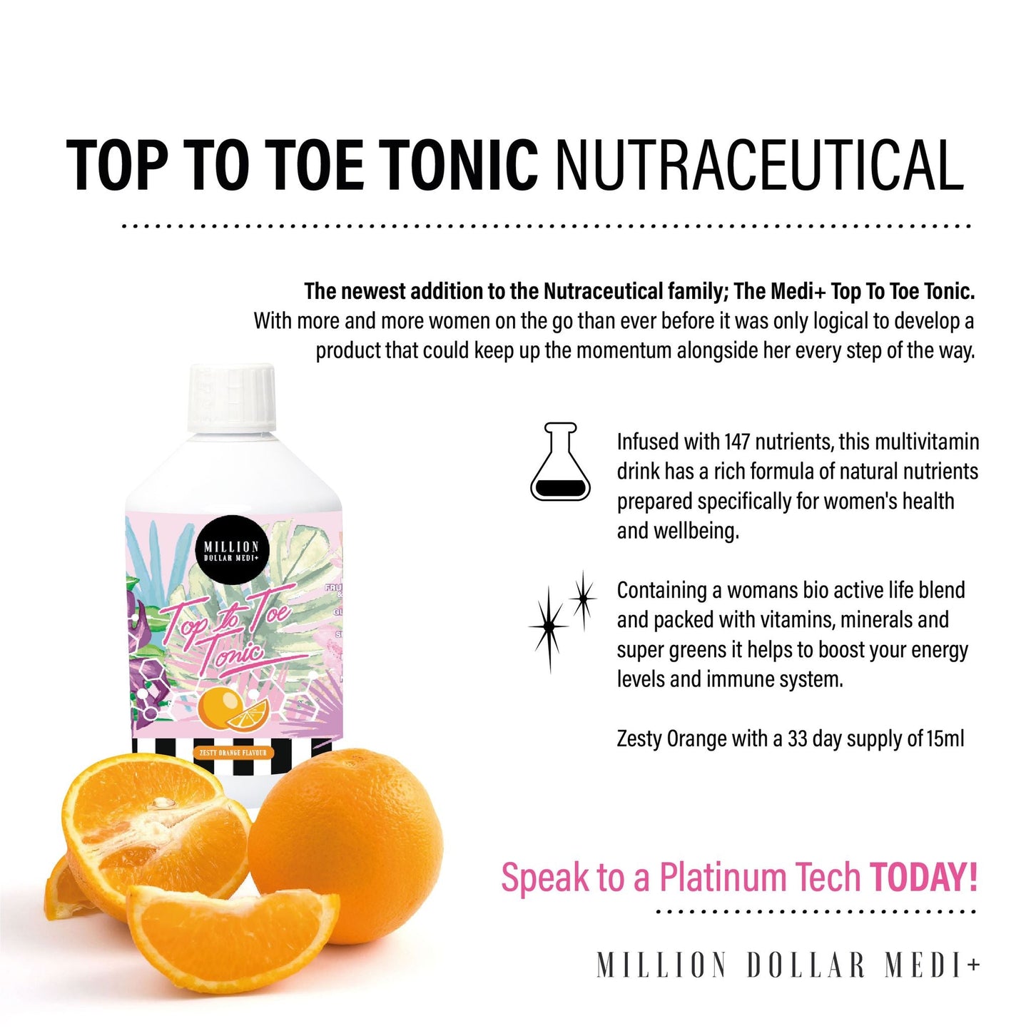 Medi+ Skin Cocktail — Top to Toe Tonic