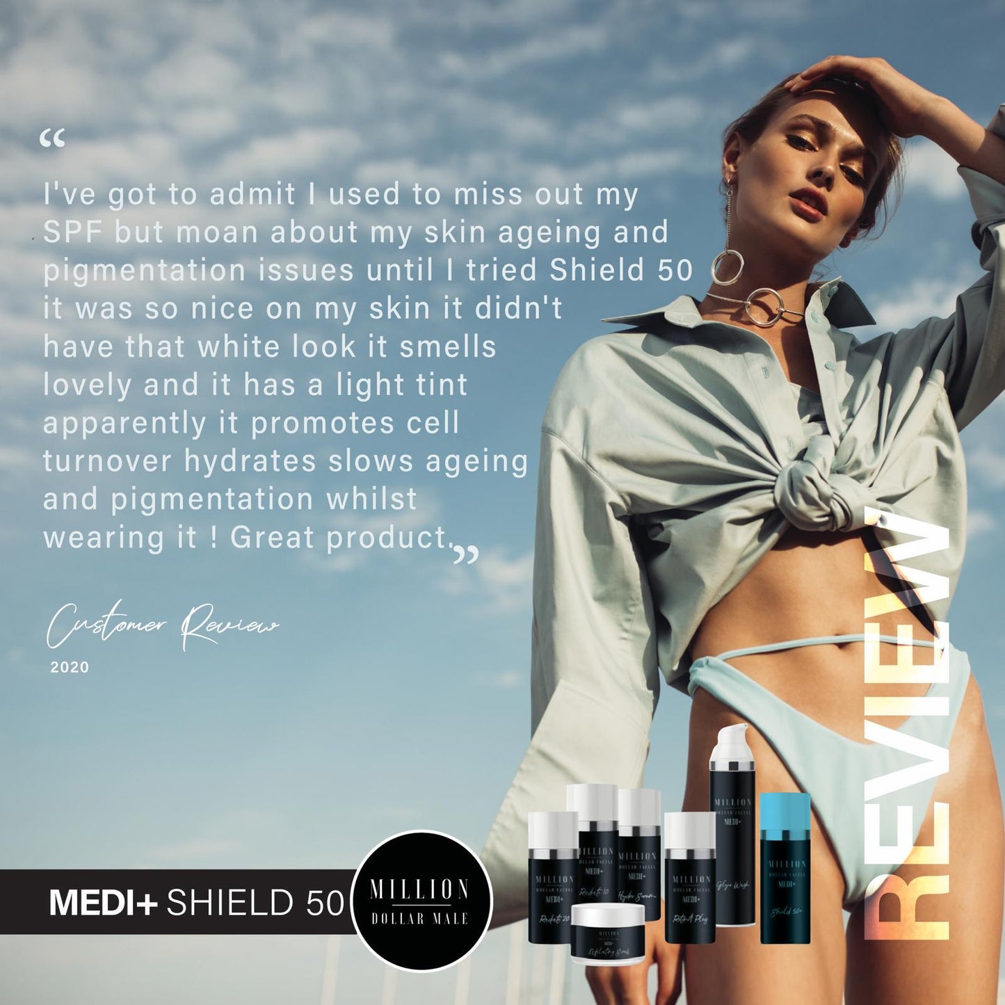 Medi+ Shield 50+ | Daily SPF