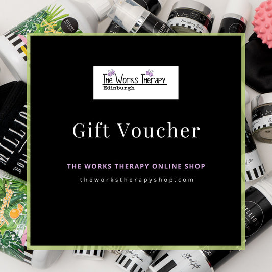 Gift Voucher for The Works Therapy Online Shop