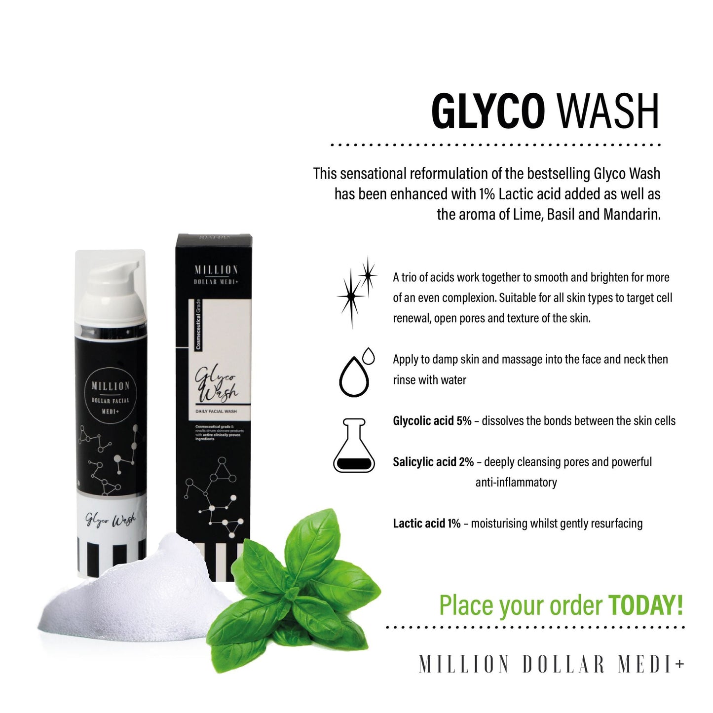 Medi+ Glyco Wash | Daily Facial Wash