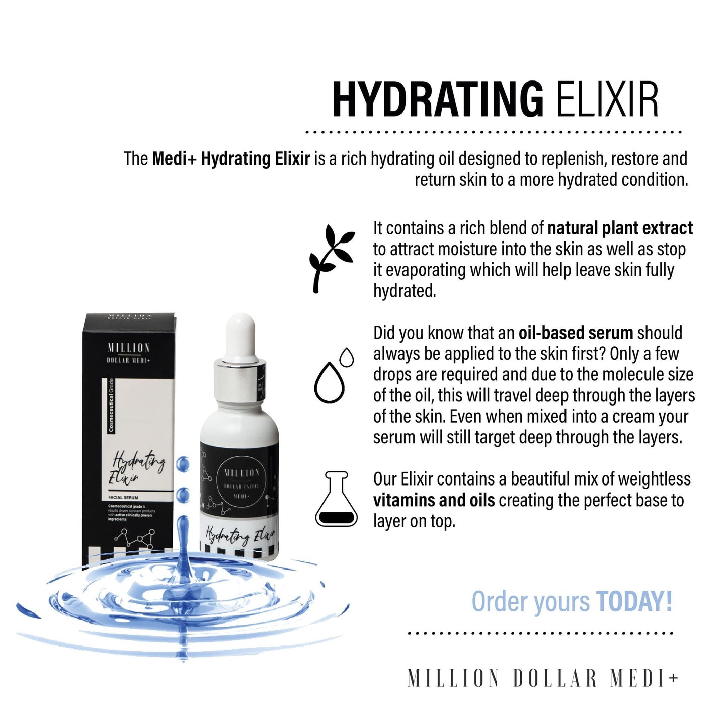 Medi+ Hydrating Elixir | Hydrating oil to replenish skin