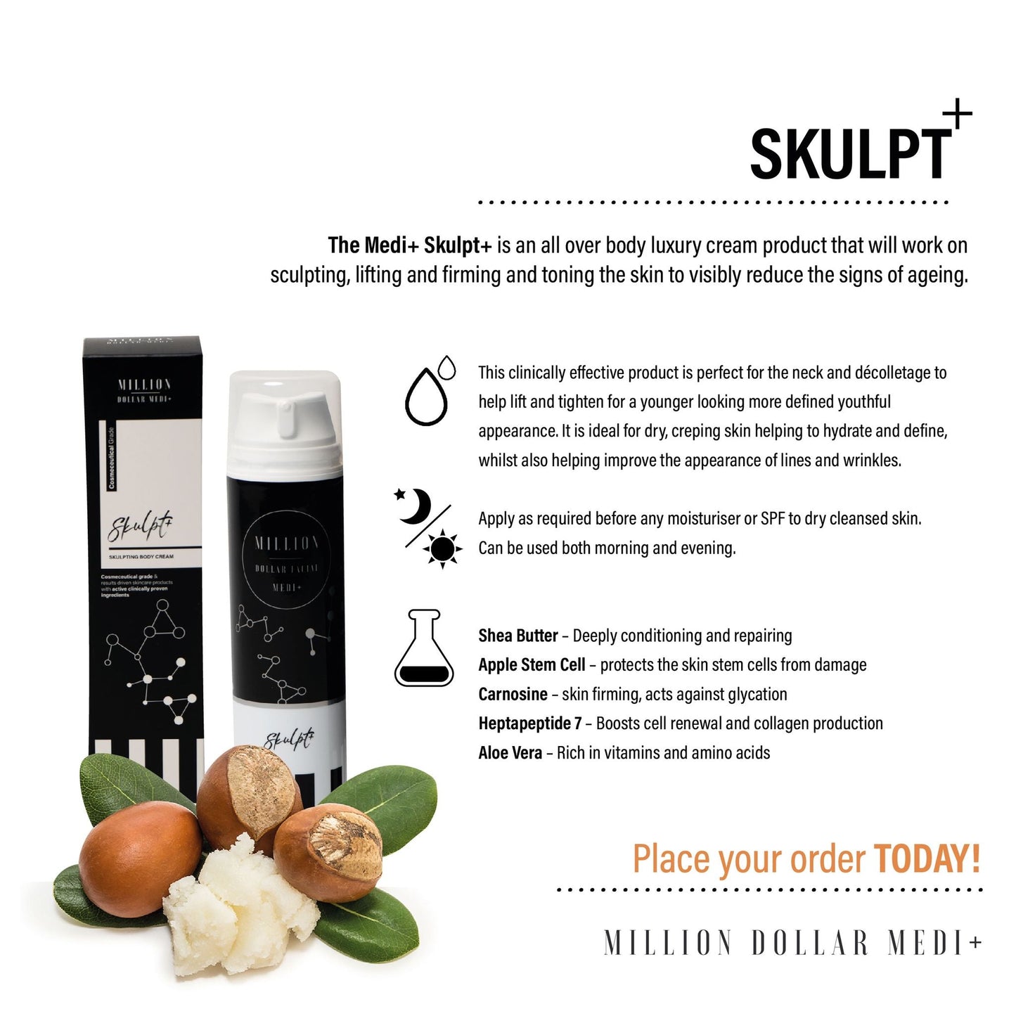 Medi+ Skulpt+ | Sculpting Body Cream